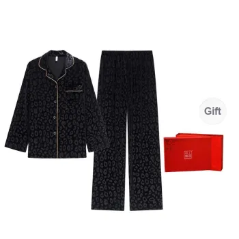 Shanghai Story Pajama Set Women's Gift Box Set Black