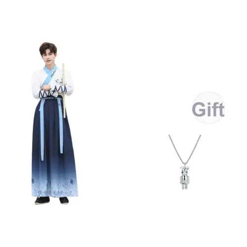 TUCANO Синий Комплект Одежды + Браслет-шнурок Мужские Танцевальные Костюмы