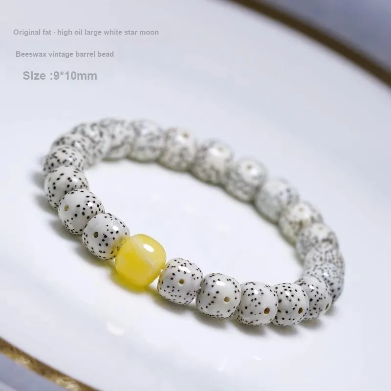 FANGYUANXIAOFU Star Moon Bodhi Seeds Bracelets Unisex-26