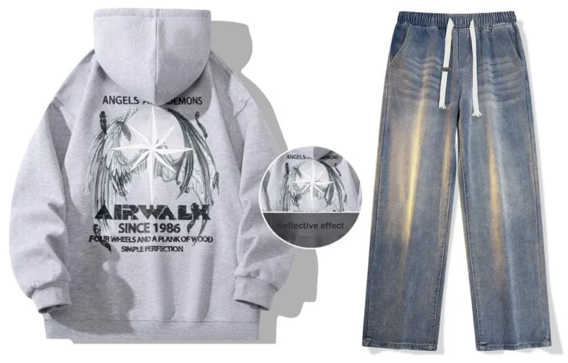 Airwalk Sweatshirt Sets Unisex-54