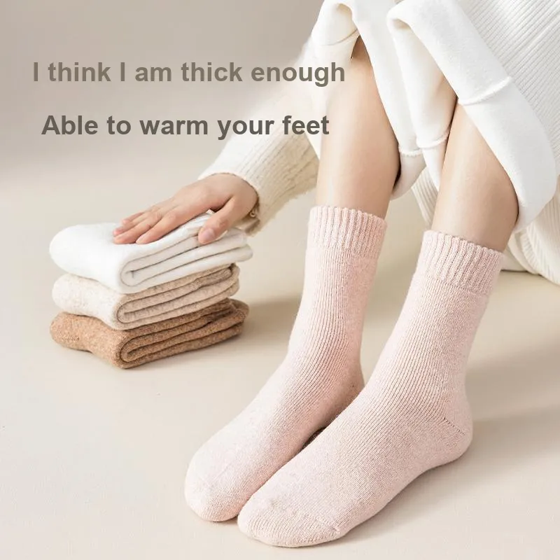 MIIOW Mid Calf Socks Women's Combo Set-1