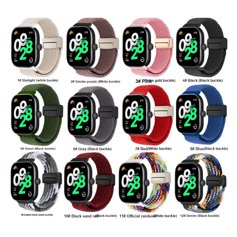 Antey Watch Band Apple Compatibility 110mm 190mm Fabric Material-13