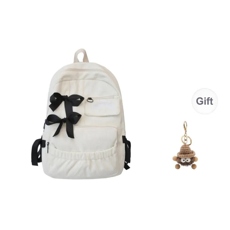 Yalu Corduroy Backpack Unisex Multicolor-3