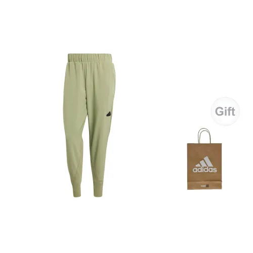 Adidas Knitted Sweatpants Men Tent Green+Gift Bag