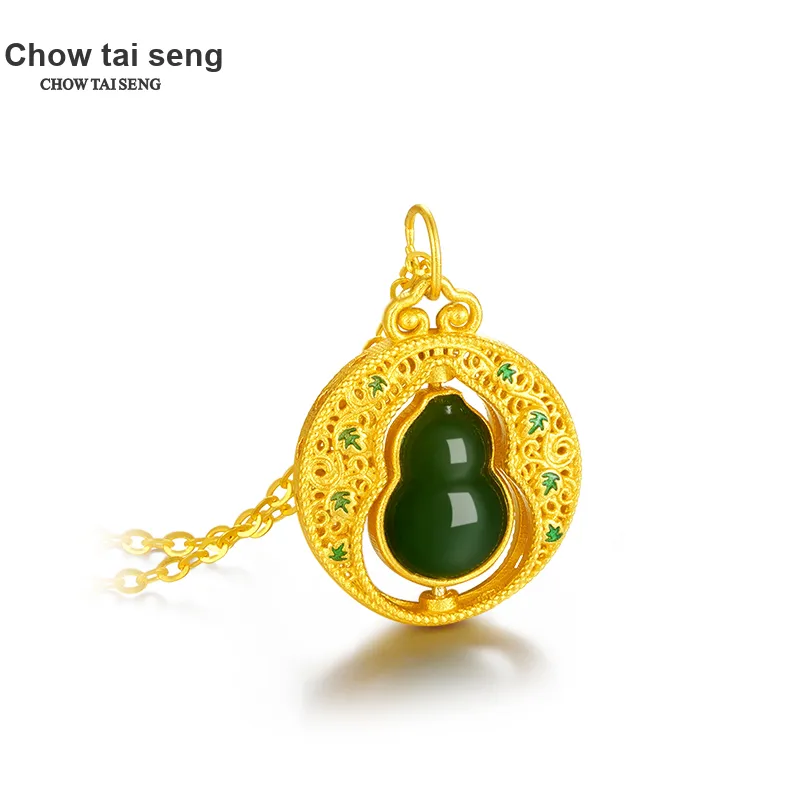 CHOW TAI SENG Ice Glutinous Necklaces Women's-5
