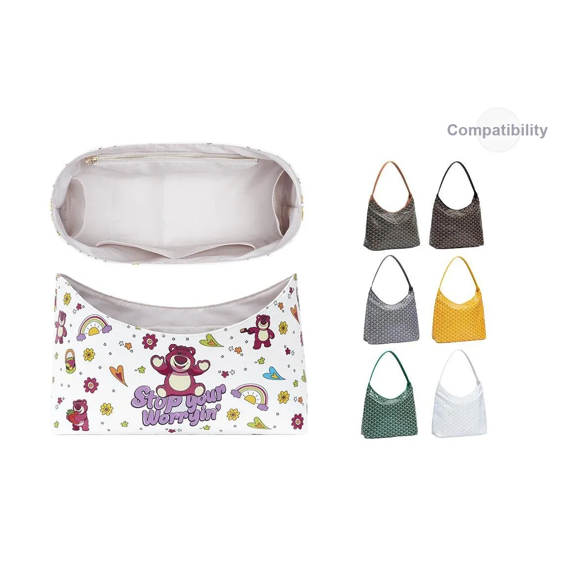 Lan Bao Fan Kynol Сумка Вкладыш Женская Белая