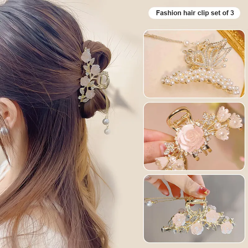 Enchanting Cat Alloy Hair Clips Women's-5