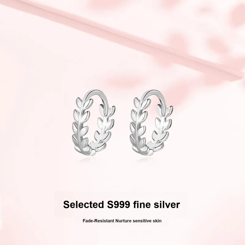 MISS TOOYA S999 Fine Silver Earrings Women's-2