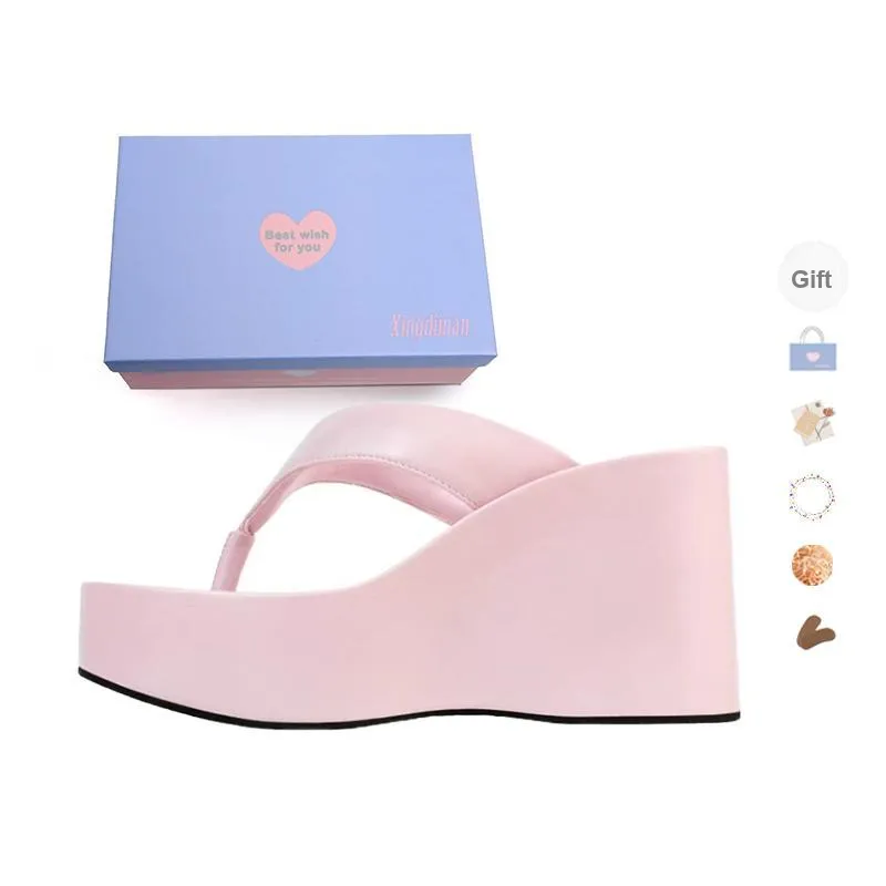 Xingdiman Quiet Slip Resistant Flip Flops Women's Box-18