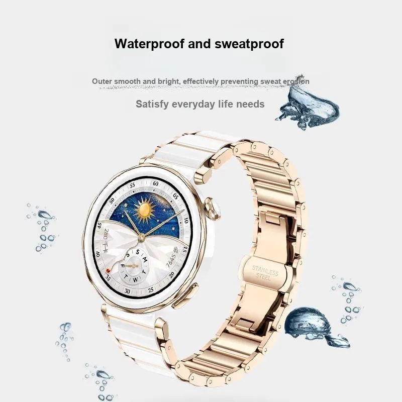 FZRT Watch Band OPPO Compatibility 130 180mm Imitation Ceramic Material-1