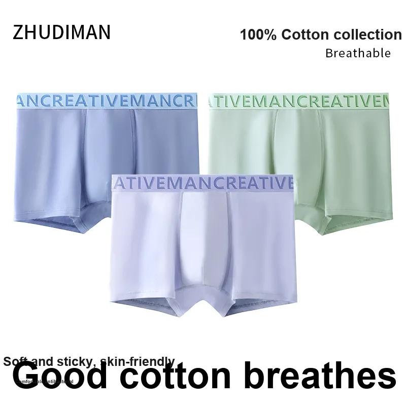 Qiao Ni Tong Underpants Men's 3 Pack-2