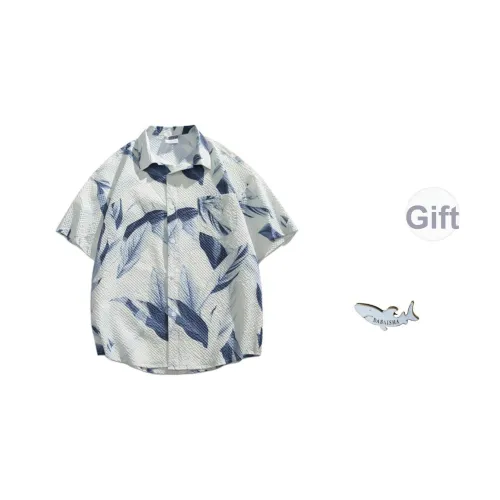 DABAISHA Bali Blue Мужские Рубашки