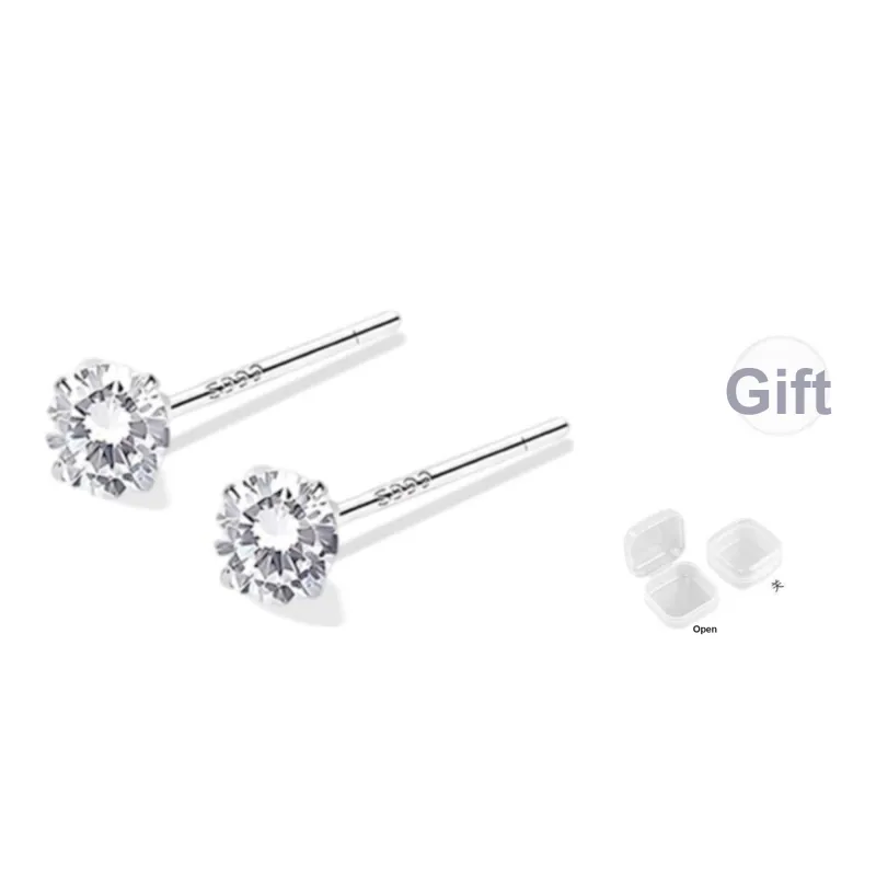 Shiban S999 Stud Earrings Women's-5
