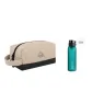 Single Layer Khaki+Fashion Sports Water Bottle Blue