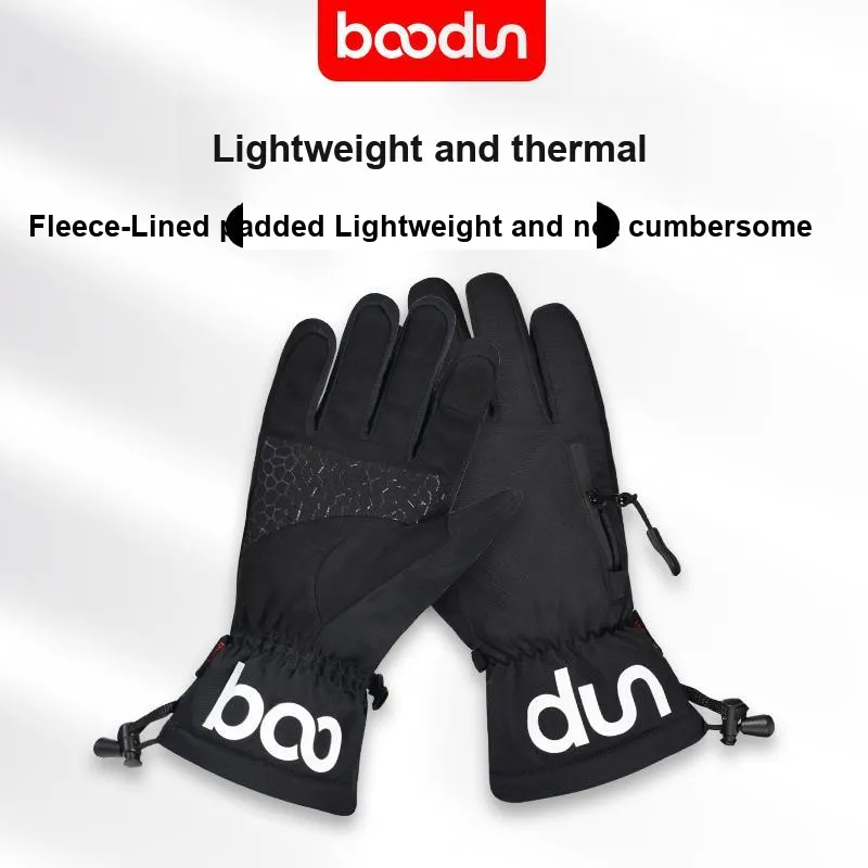 BOODUN Professional Skiing Insulated For Cold Weather Gloves Unisex-6
