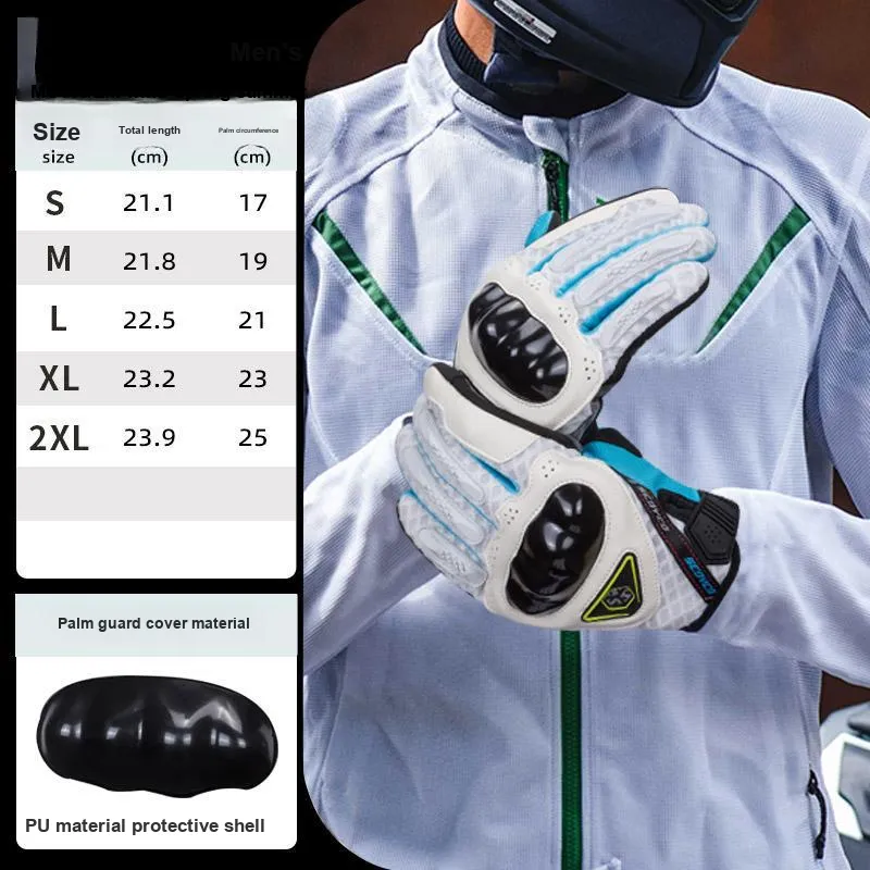 SCOYCO Motorcycle Glove Hands Unisex Elbow Protector Motorcycle Gloves-6