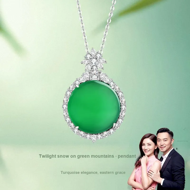 JINLIUFUJIXIANG Agate Necklaces Women's-2
