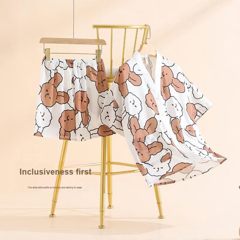 ZAO FU NIAO Pajama Set Women's Image Color-2