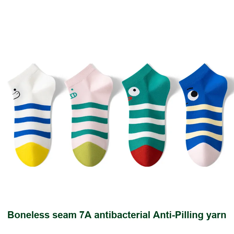 Caramella Ankle Socks Women's 4 Pack-1