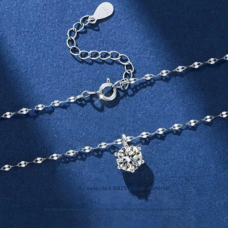 MISS TOOYA S925 Silver Necklaces Women's-2