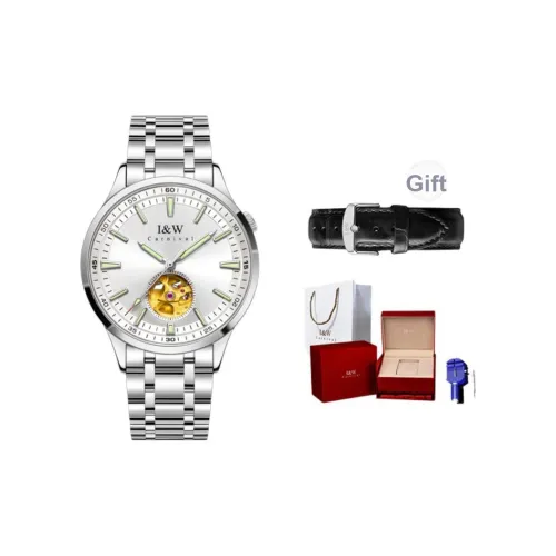 I W CARNIVAL HWGUOJI Автоматический Механический Механизм Мужские Часы 41 мм Белый