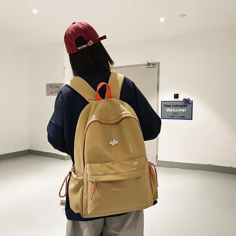 Kewuku Nylon Backpack Unisex Multicolor-13
