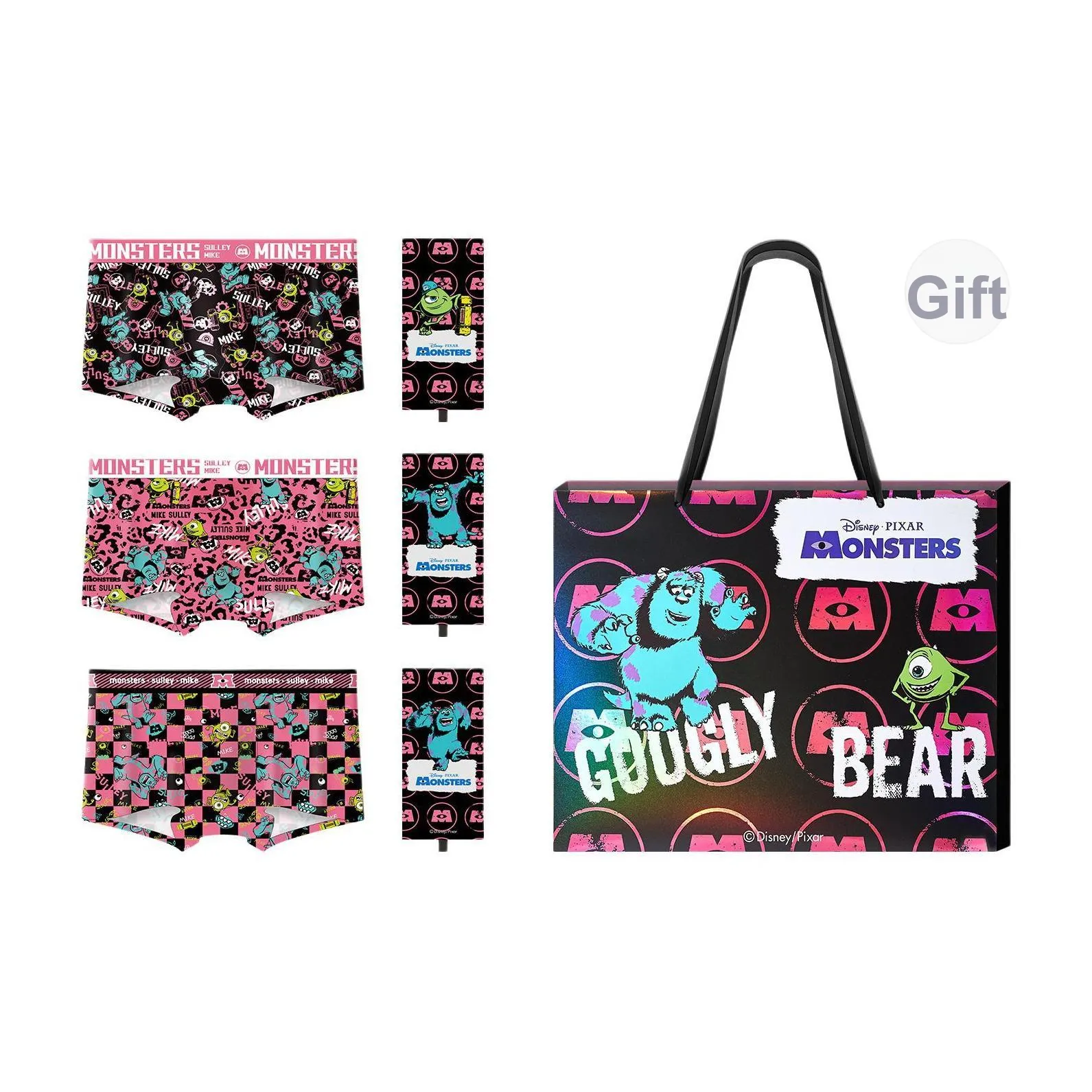 Disney Monsters University Collection Боксеры Мужские Упаковка 3 Штуки