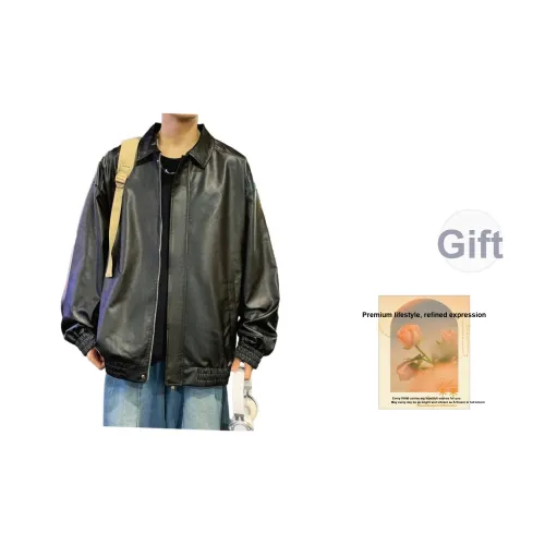 UZXJ Унисекс Кожаные куртки