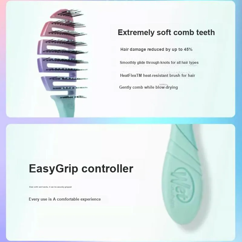 WET BRUSH Astrological Fantasy Rib Cut Out Comb Portable And Lightweight-1