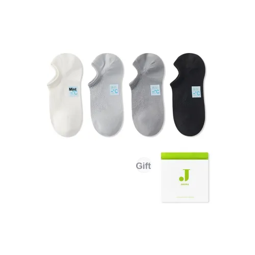 JIAZINI No Show Носки Мужские 4 Пачки