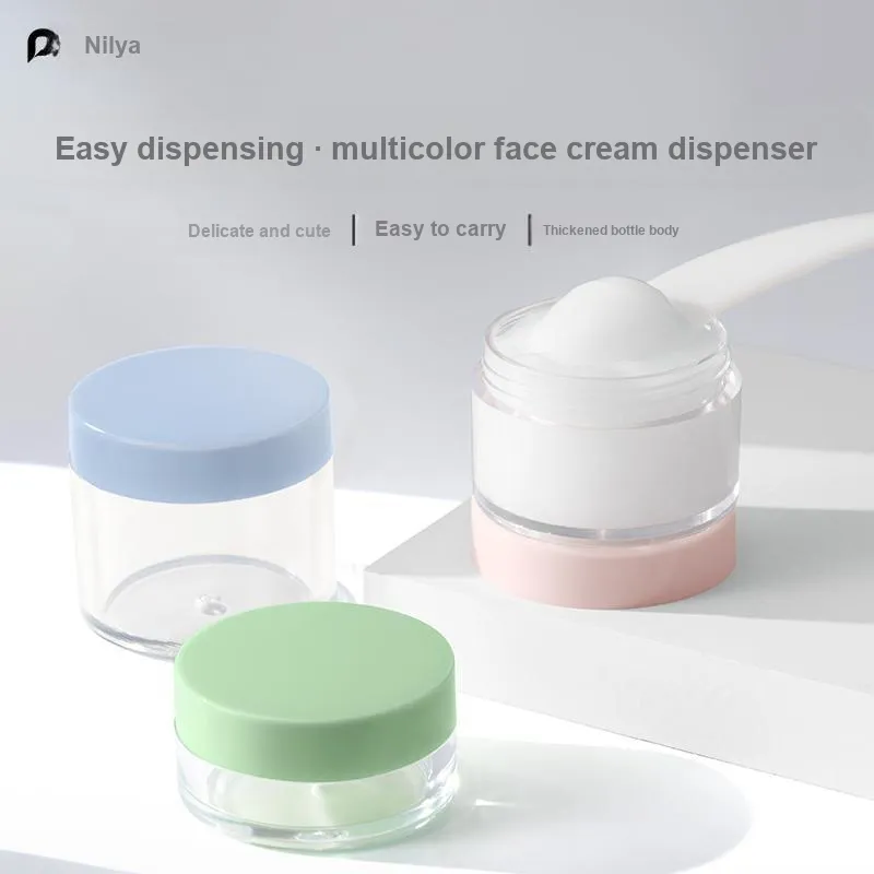 NILIYA Multicolor Face Cream Dispenser Bottles Travel Portable Empty Bottle 4 Pcs-16