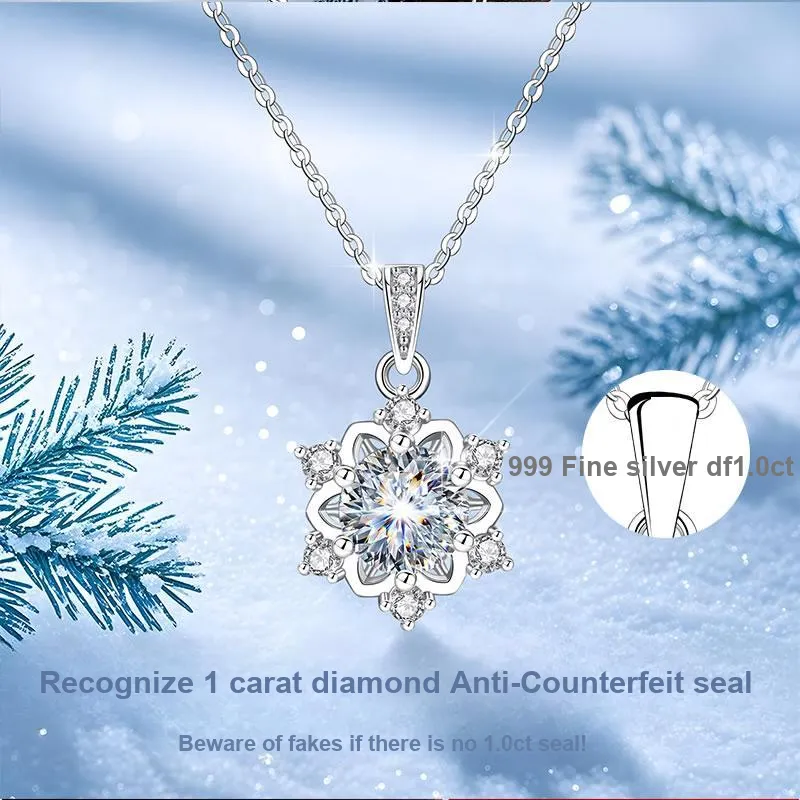 EAST BEAUTY 999 Fine Silver Sterling Silver Necklace Women's-1