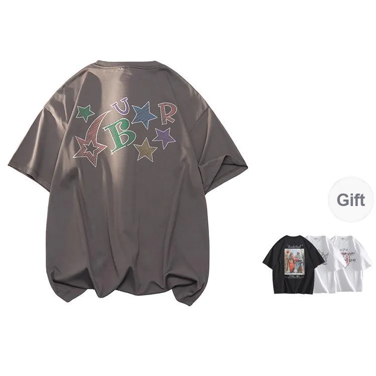 BRUMAIRE T Shirt Unisex Black Comes With Random Print Short Sleeved Shirt-8