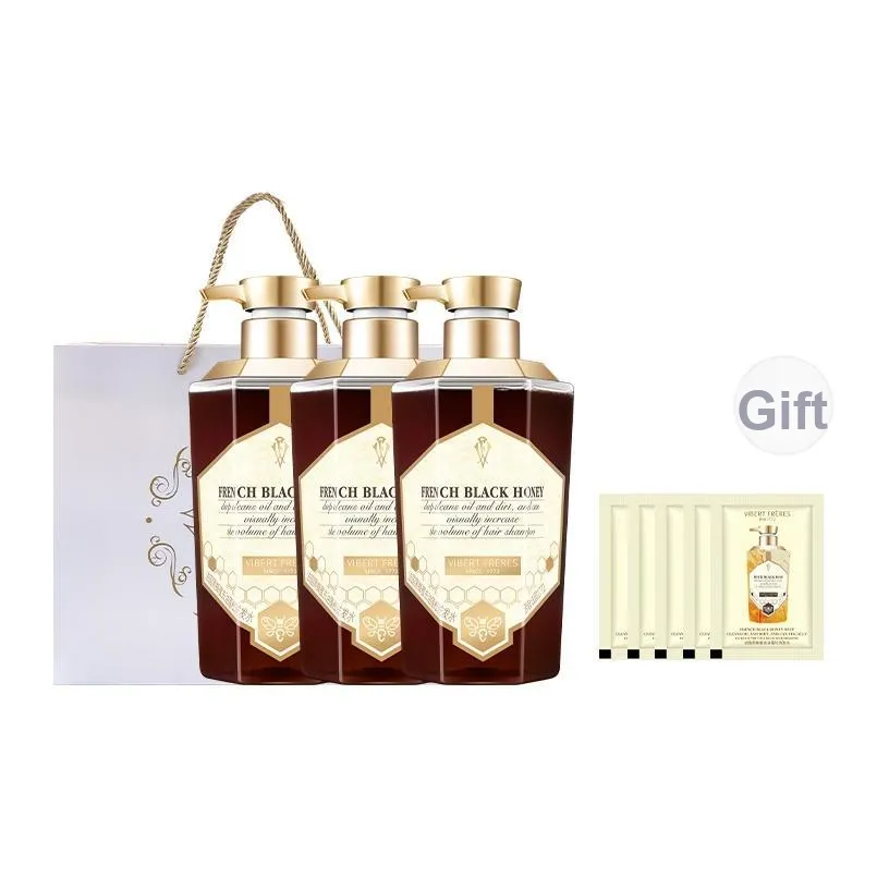 VIBERT FRERES VF Франция Черный Мед Контроль жирности Oil Control И Увеличение объема Шампунь Hydrating Уход за волосами Очищение