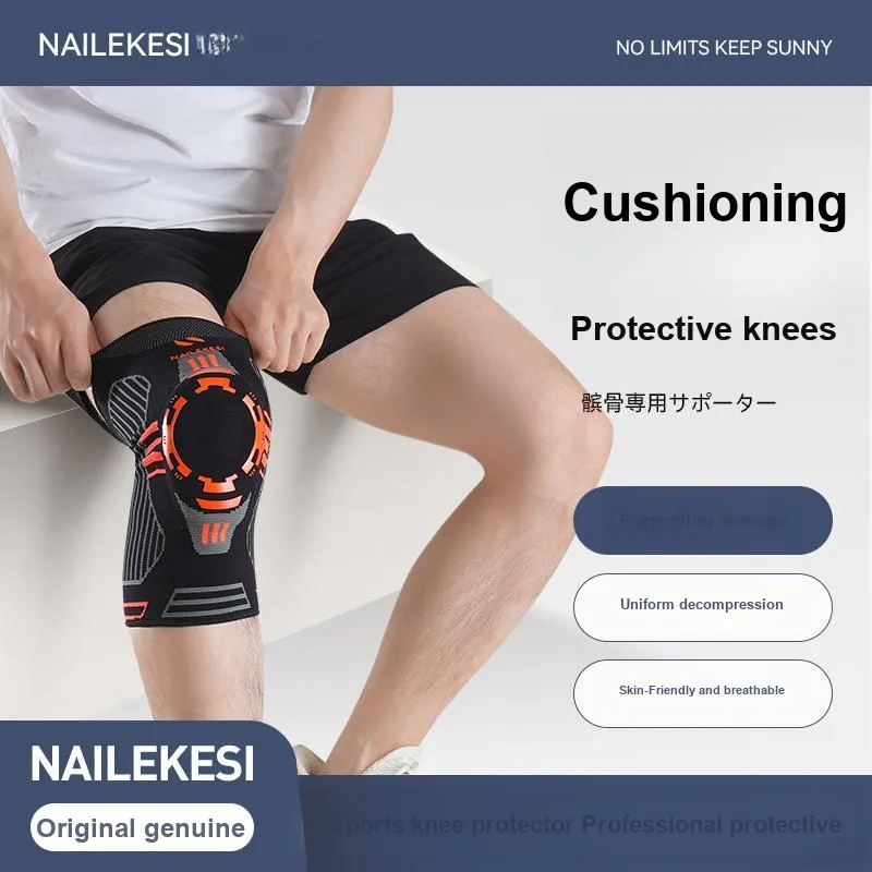 NAILEKESI Knee Pads Polyester Elastane Badminton Basketball Fitness Unisex-1