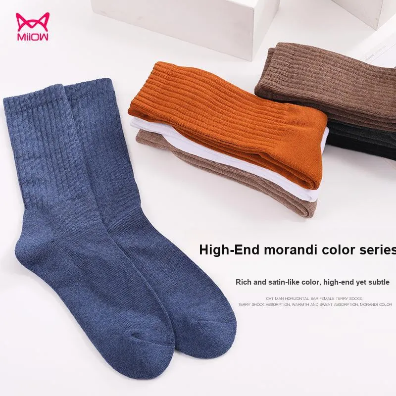 MIIOW Knee High Socks Men's 5 Pack-5
