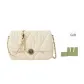 Ecru+Green Field Shopping Bag