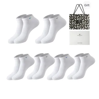 SEPTWOLVES Ankle Socks Men's 6 Pack Gift Box Set+Shopping Bag