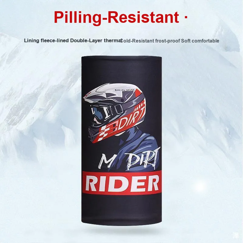 HNJ Riding Equipment Face Masks Unisex Polyester 34*25CM Multiple Colors-3