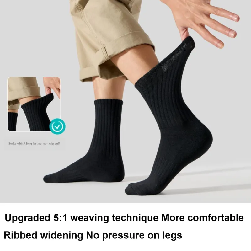 ZEROIN Mid-Calf Socks Unisex 4 Pack-26