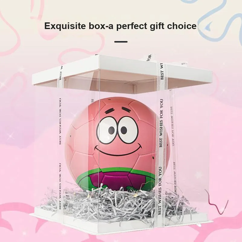 Kuangmi SpongeBob SquarePants Collection Size 5 Soccer PU Seamless Thermal bonding Unisex Pink-15