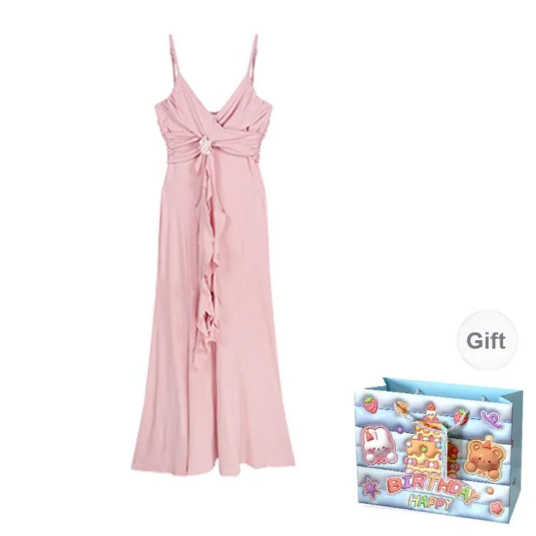 REMOULD Slip Dresses Women's Pink Dress Shopping Bag-0