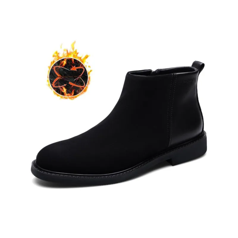 D FUSE SCANDINAVIA Ankle Boots Men's Black-6