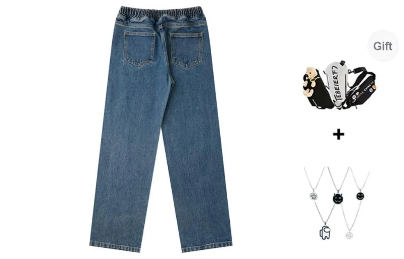 LIGHTNING BEAR Jeans Unisex-5