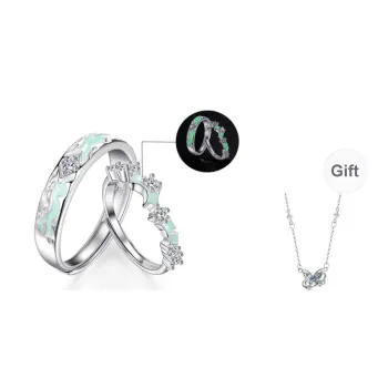 KOREET Sterling Silver Ring Love Confession Gift Set Includes Unisex