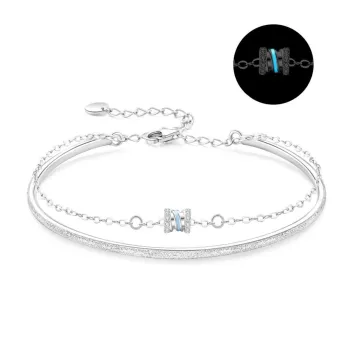 Lao Feng Xiang S925 Silver Bracelets Women's