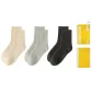 [3 Pack]Apricot+Light Gray+Black