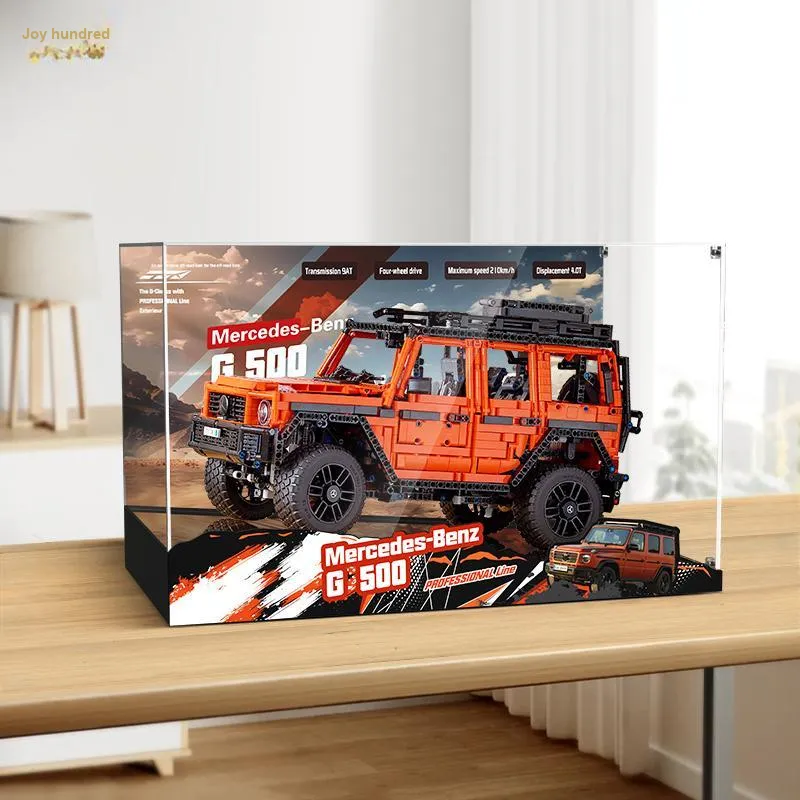 LIGHT YOUR BRICKS Compatibility Building Block 42177 Mercedes Benz G500 Off Road Vehicle Storage Box Model Accessories-5