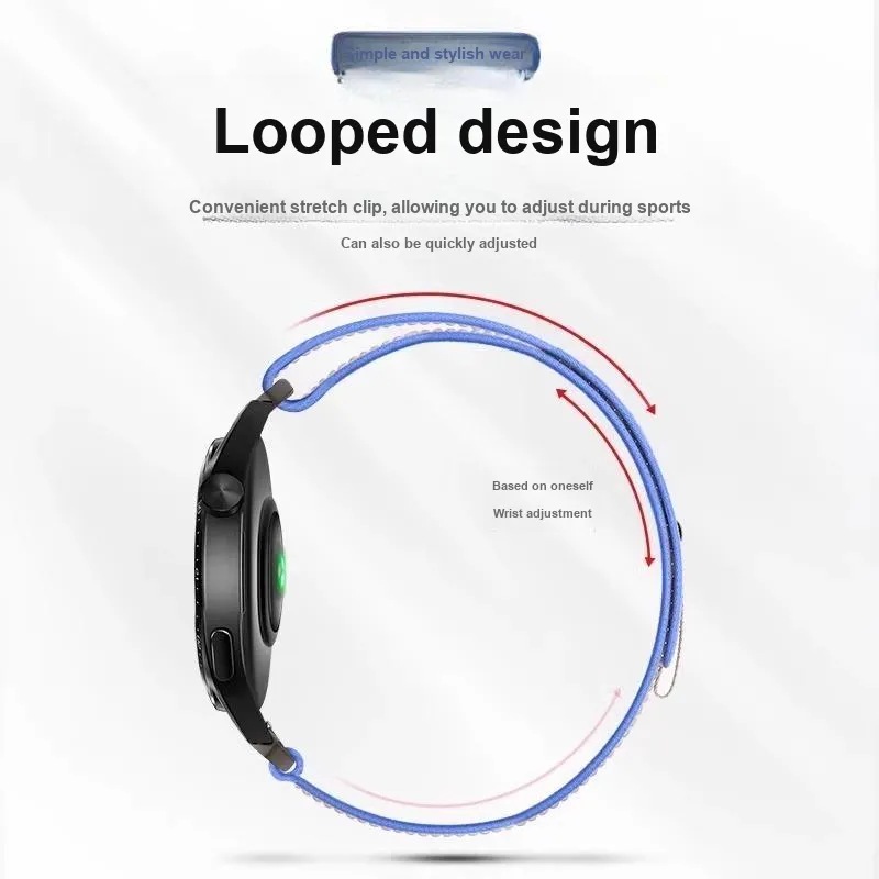 CHUANGYIDA Watch Bands OPPO Compatibility 145~210mm Nylon Material-3