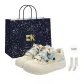 Yellow Blue (Shopping Bag-Includes Socks)
